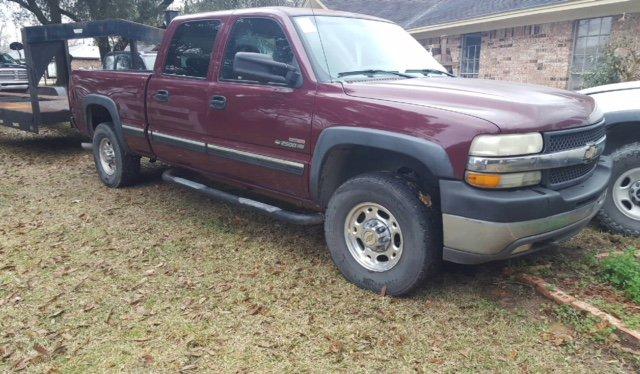 2001 Chevrolet Duramax Diesel, Double Cab, 253,072 miles, Auto. Transmission, Maroon in Color, Gigem