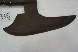 Transylvanian Axe, very old, hammered. Brought to U.S. in 1985 from Transylvania while visiting