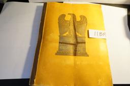 1936 Bilder Deutscher Geschichte: German History Cigarette Card Album in Color, 9.5"x12". NOTE: