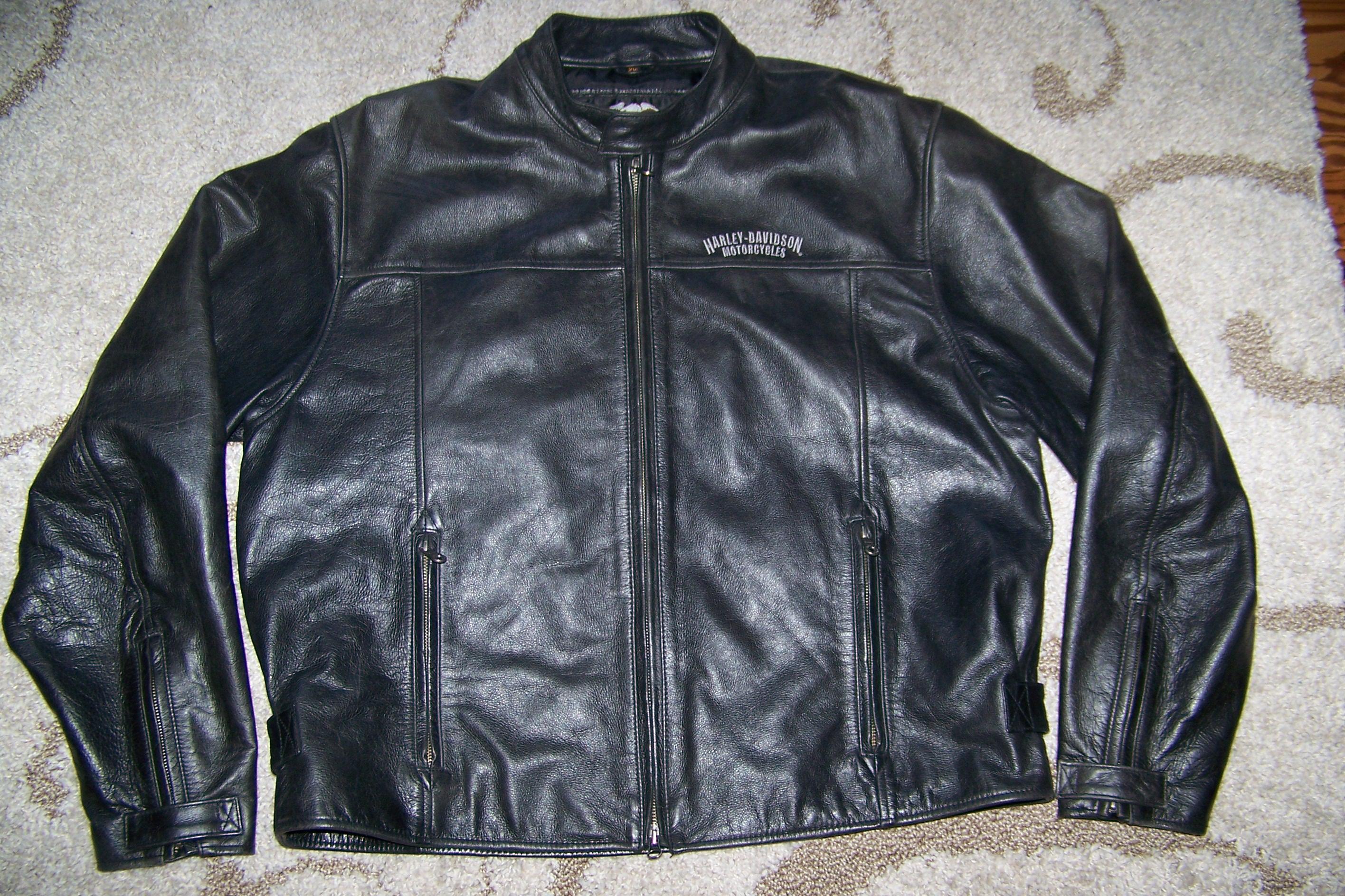 Estate Find: Matched pair of Leather Harley Davidson Jackets, 2 X the Money. Very Nice, His and Her