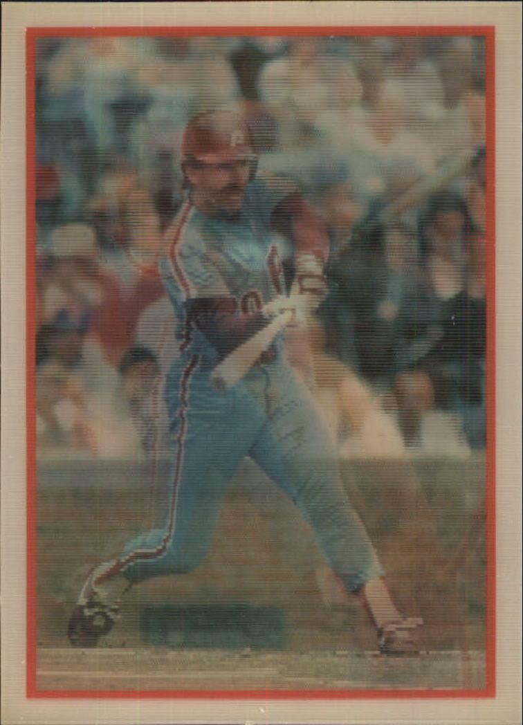 1987 Sportflics #30 Mike Schmidt Philadelphia Phillies Baseball Card, motion card