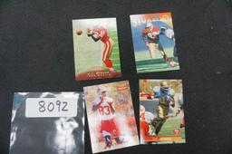 Four (4) JJ Stokes Rookie Cards, All One Money. 49ers-UCLA
