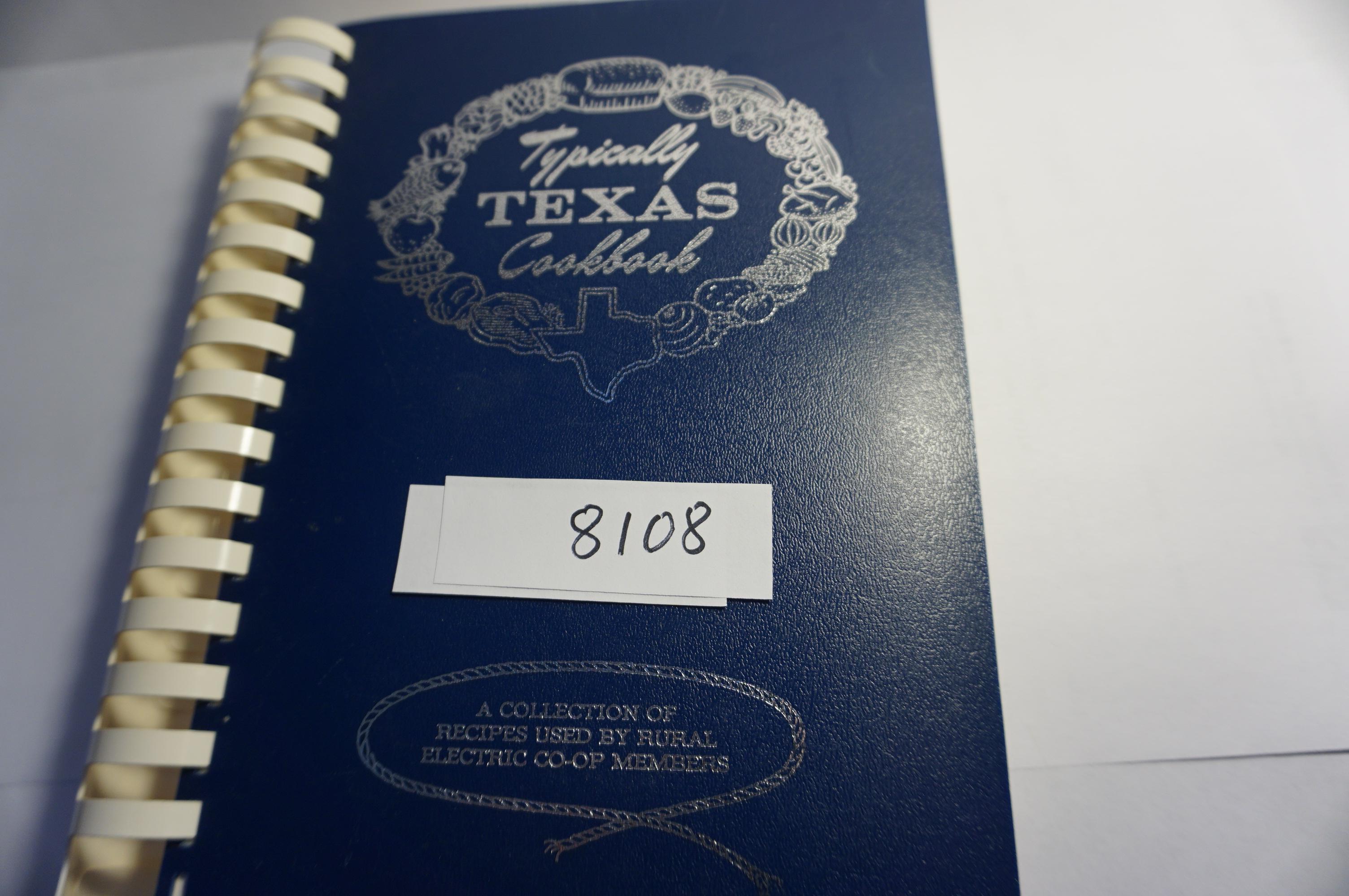 1977 Typically Texas Cookbook printed by Texas Electric Cooperatives Inc.. Austin, TX. Estate Find