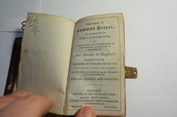 2.25"x3.75" The Book of Common Prayer, The Church of England. inscription JUNE 1881, Very Fine.