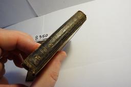 2.25"x3.75" The Book of Common Prayer, The Church of England. inscription JUNE 1881, Very Fine.