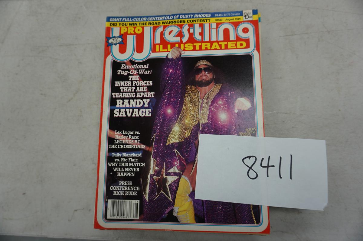 TWELVE (12) Issues of Pro Wrestling Illustrated Ranging from the year 1986, All One Money