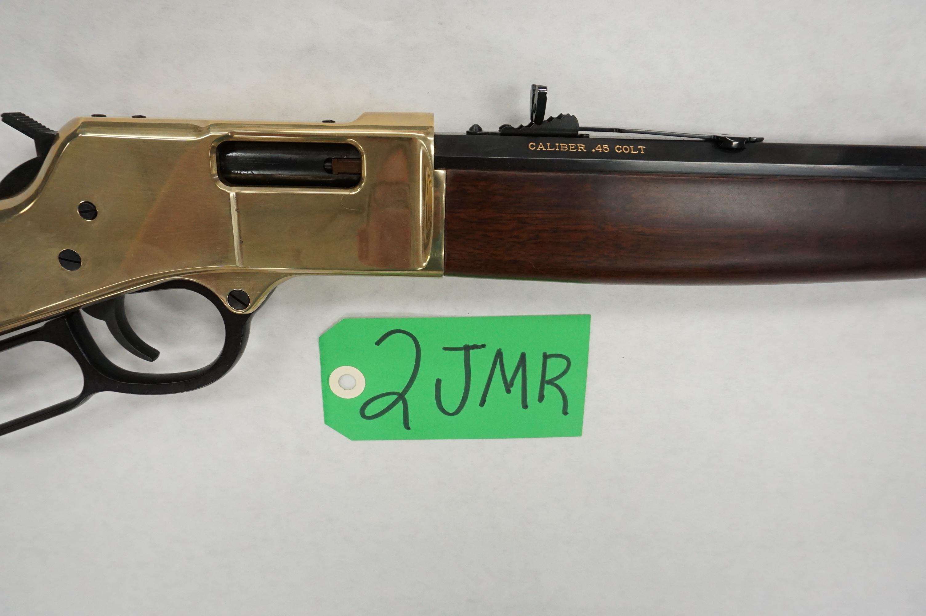 Estate Find: USED (LIKE NEW) Henry Big Boy, .45LC Lever Action Rifle, Octagon Brl, Brass Receiver