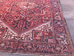 8x11 Persian Antique Heriz Hand Knotted Rug, Retail Value $9500. $100 Shipping in Continental USA.