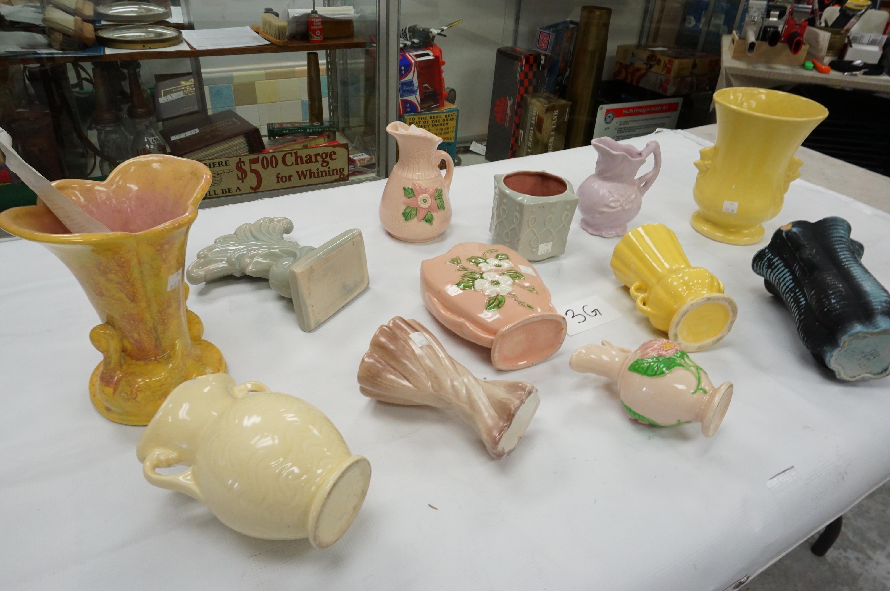 Austin, Texas Estate Find: American Art Pottery Collection, PICK-UP ONLY. Twelve (12) X The MONEY!