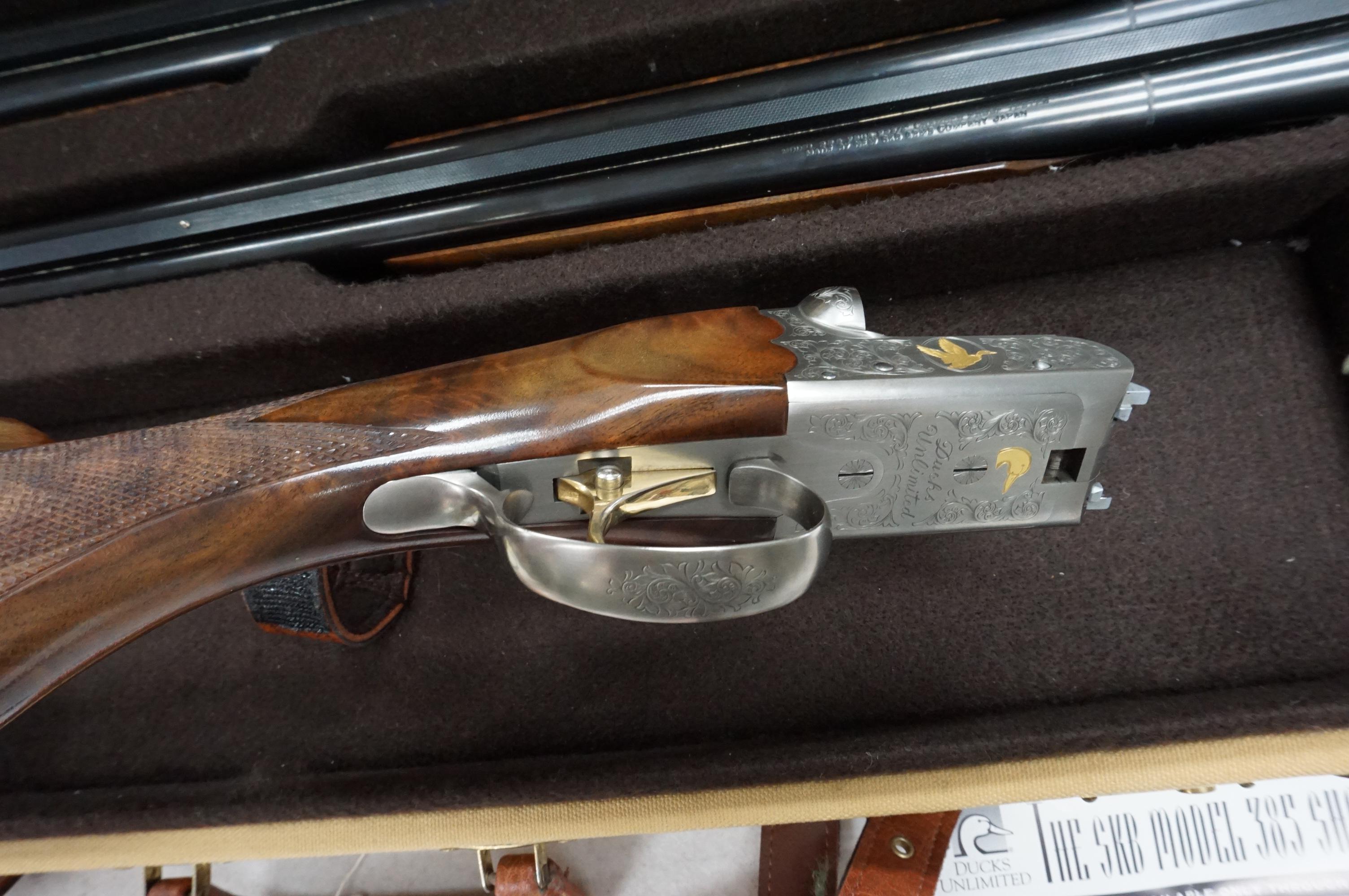 Austin Texas Estate: Ducks Unlimited  Only 200 Made, SKB (Japan) Model 385, SXS 20G/28G Set. USED