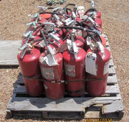 Lot of 20 Fire Extinguishers