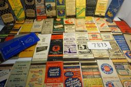 Fifty (50) 1930's -1940's Matchbook Covers, all One Money. from Printing to Hearing Aides to Funeral