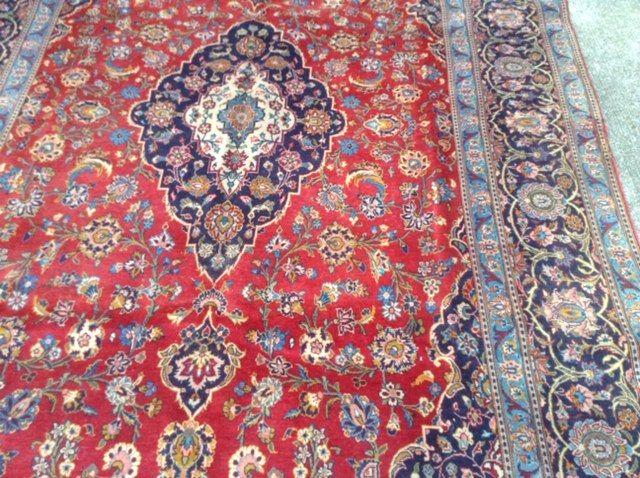 7'4"x11'4" KASHAN Hand Tied Persian Rug, Hand Knotted Carpet, Retail Value $7600. $75 Shipping