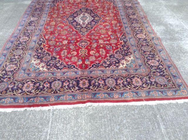 7'4"x11'4" KASHAN Hand Tied Persian Rug, Hand Knotted Carpet, Retail Value $7600. $75 Shipping