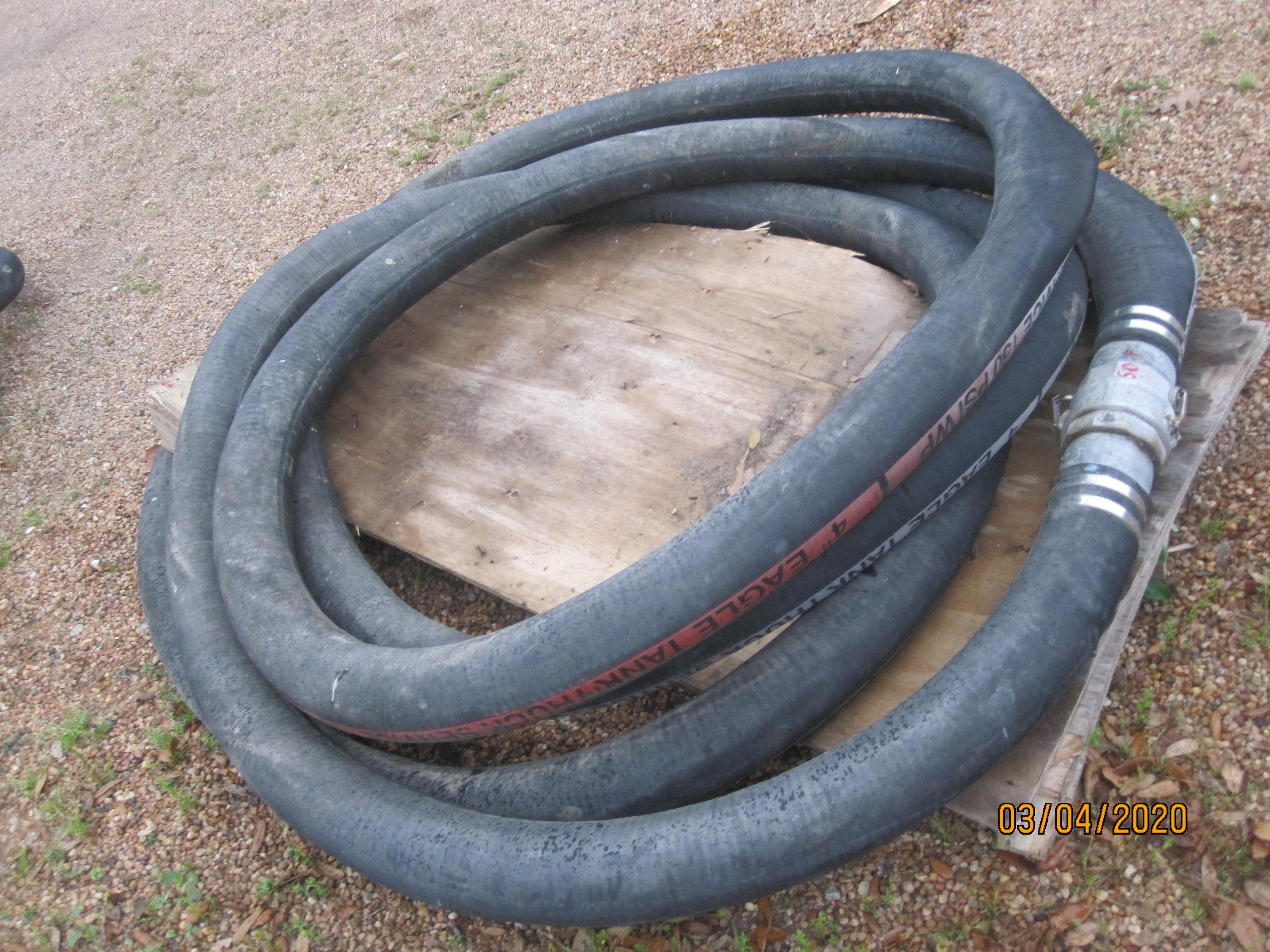 Lot of 7 Eagle Tank Truck Hoses