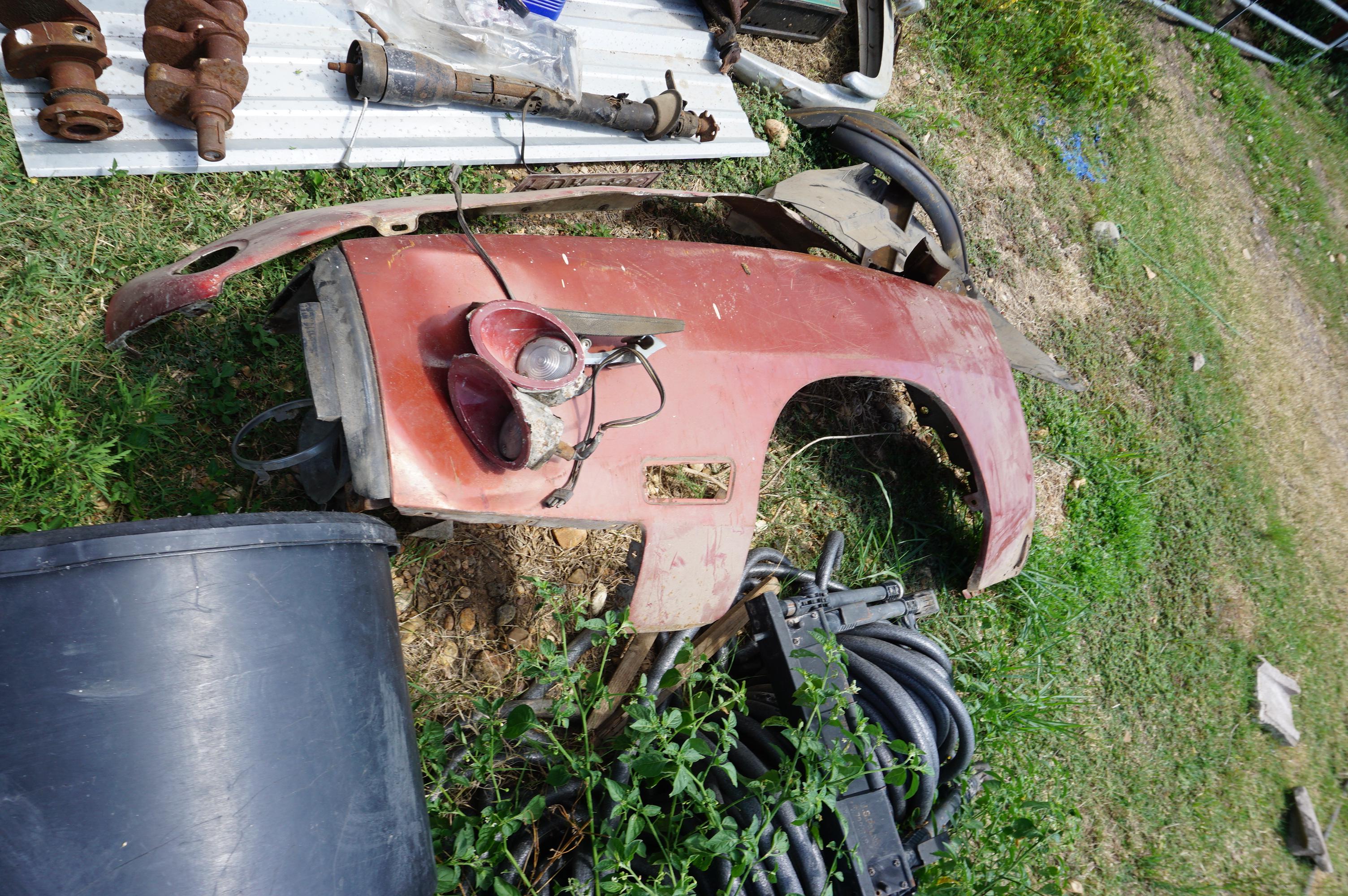 outside barn, camshaft, A/C Parts, Charger Body Pats