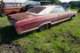 1965 Buick Wildcat, 455cu engine, Auto, NOT RUNNING,  Cannot Find Title, Bill of Sale From Mickey