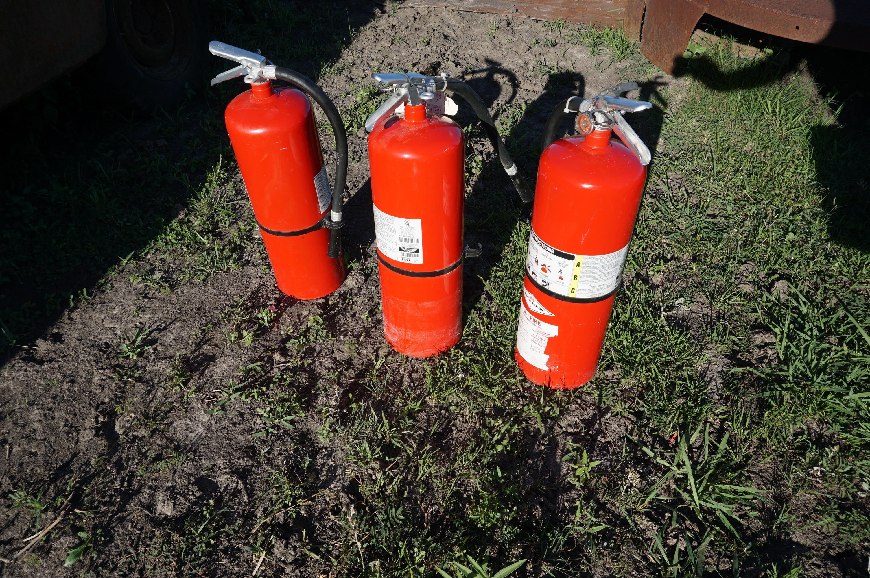 Three Fire Extinguishers, One Money