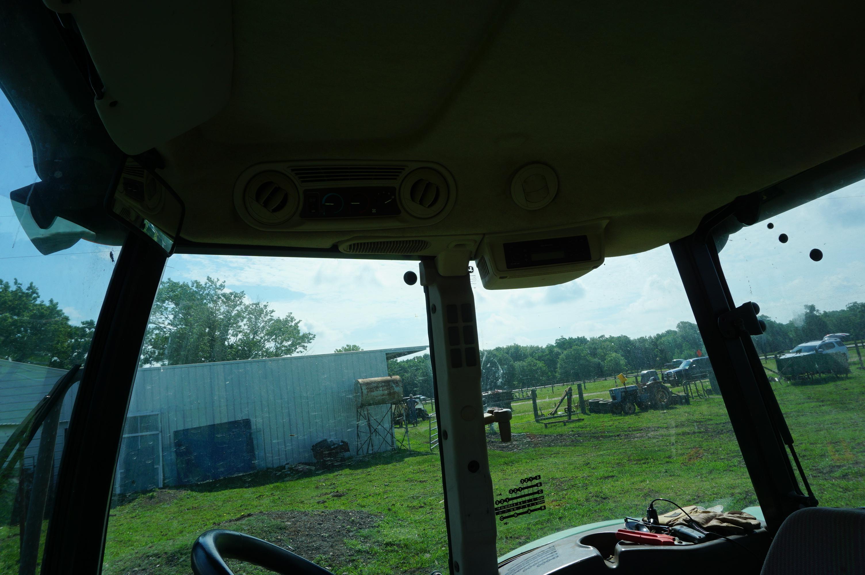 John Deere 6403 Cab Tractor with 542 Loader, Hayfork, Bucket. 1100 Hours