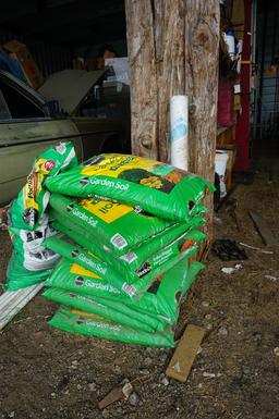 Eight Bags of Miracle Gro Garden Soil, All One Money