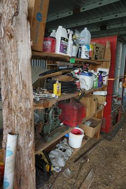 Contents AND Rustic Wood Shelf, Early Copy Machine