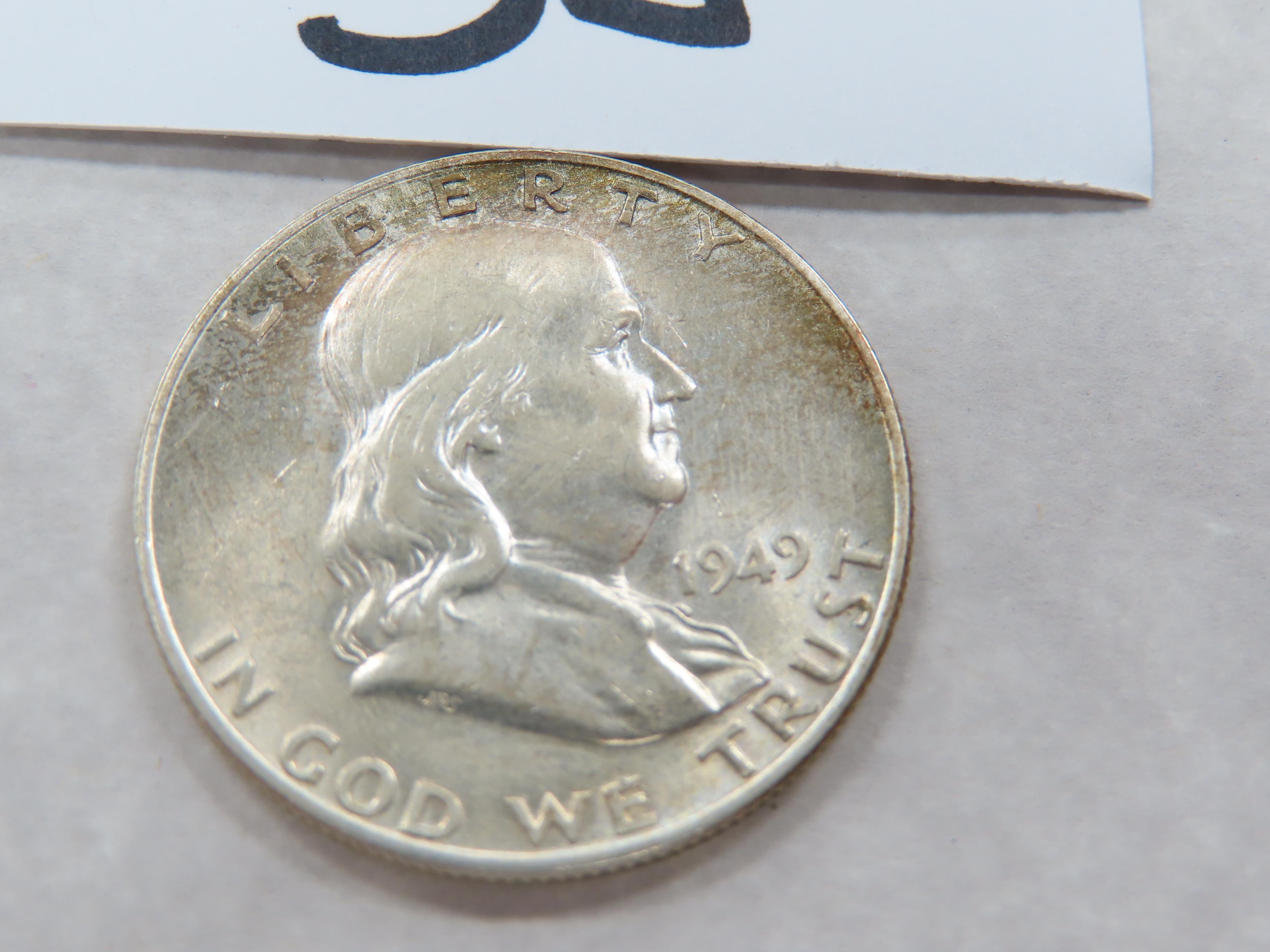 1949-D Franklin Half Dollar