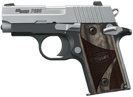 Sig Sauer P238 BLACKWOOD 380ACP 2TONE New in Box