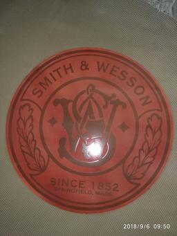 30" DOUBLE SIDED Smith & Wesson Porcelain on Steel Sign, $60 Shipping to Lower 48 States.