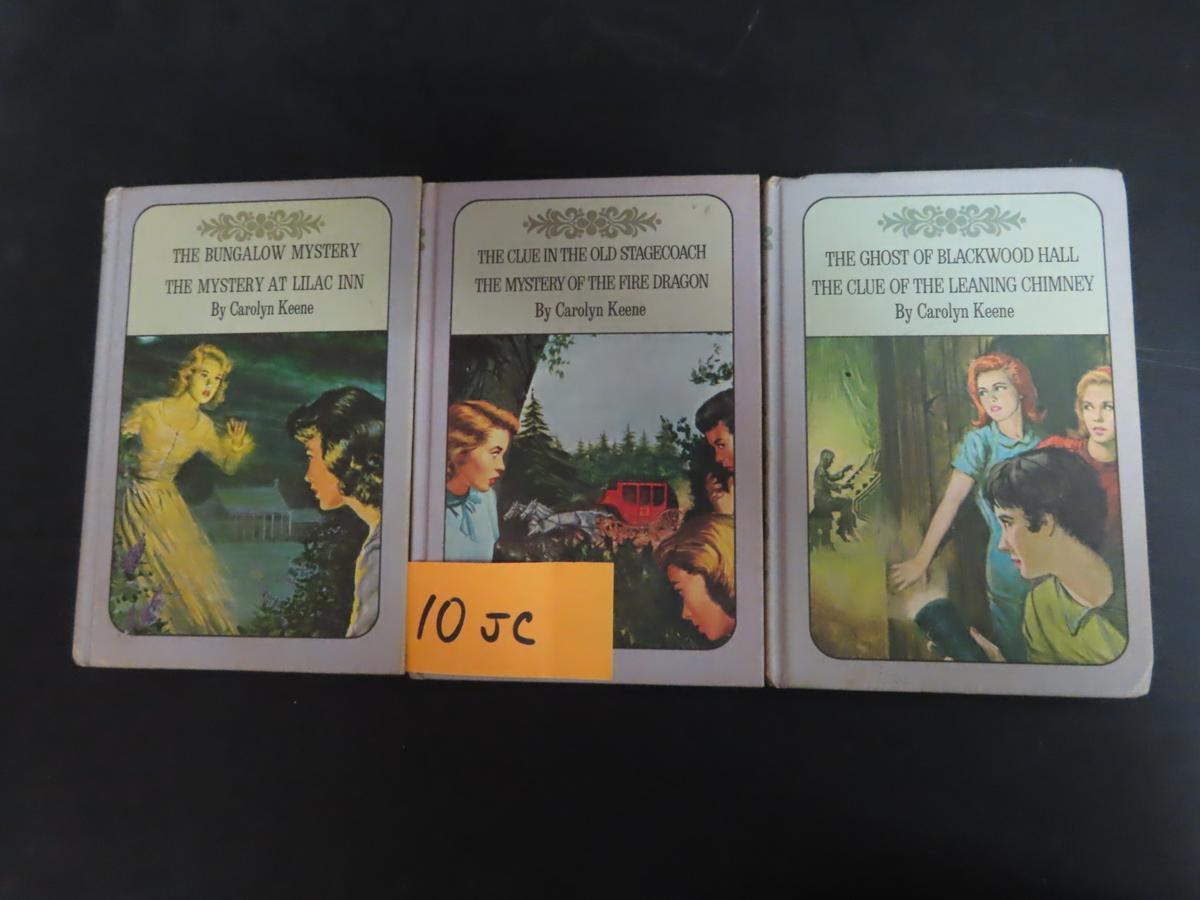 Three (3) For One Money: 1960's Nancy Drew mysteries by Carolyn Keene. hardbacks