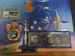 1967 Special Mint Set in Display, 40% Silver Kennedy Half Dollar!