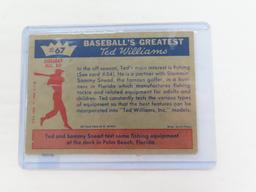 1959 Fleer Card #67, Ted Williams