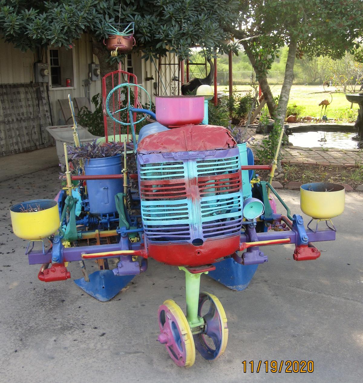 Custom Tractor Yard Art