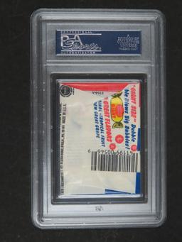 1986 Fleer Basketball Wax Pack, PSA Graded 8.