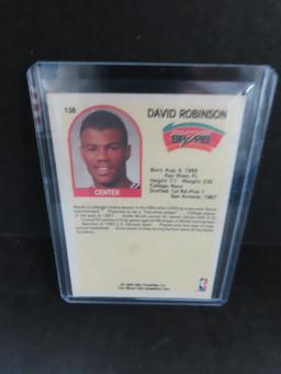 1989 -90 Fleer Hoops David Robinson #138 Rookie