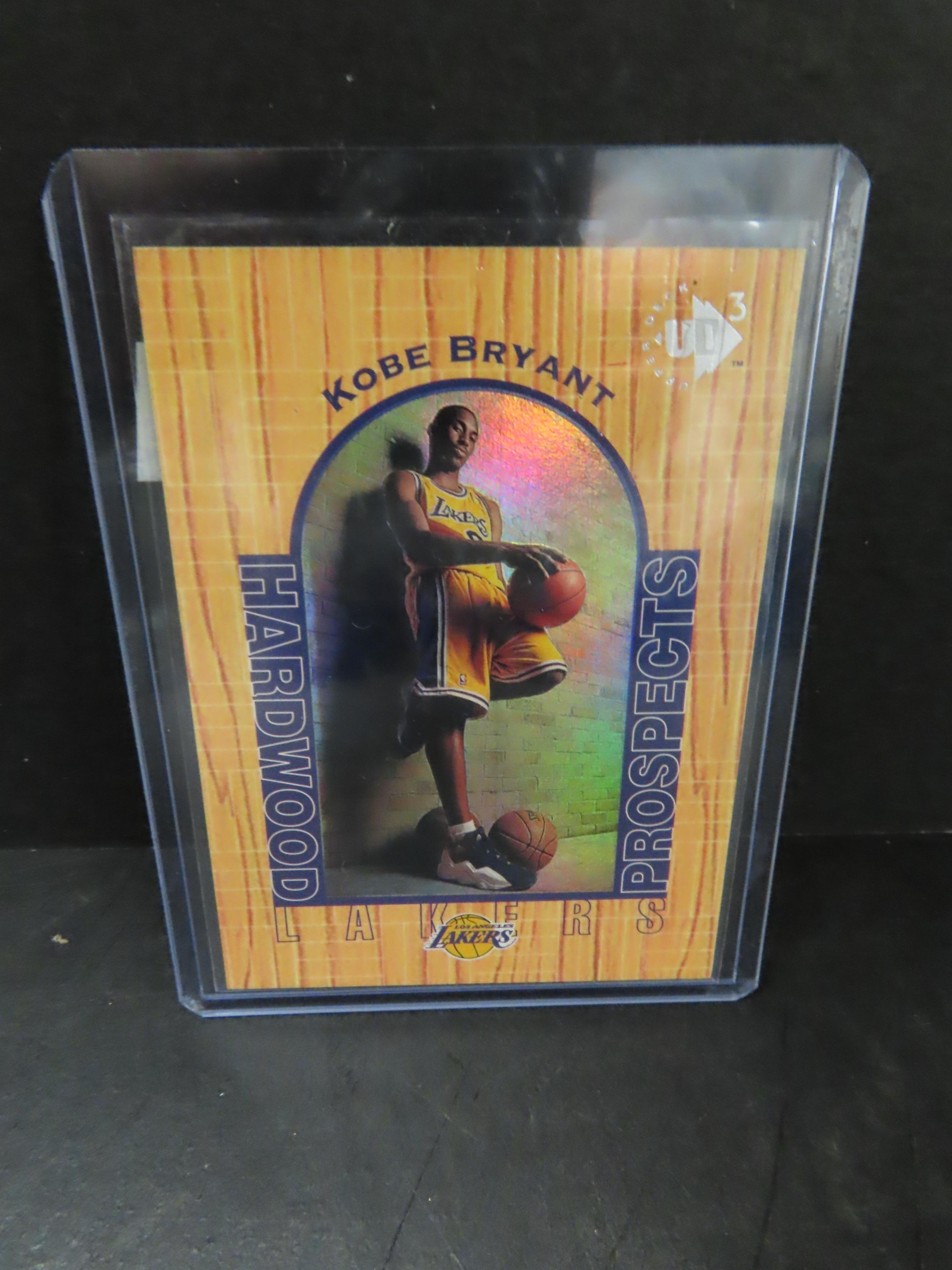 1996-97 UPPER DECK UD3 KOBE BRYANT #19 RC ROOKIE HARDWOOD PROSPECTS LAKERS!