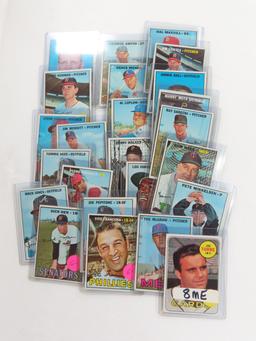 Twenty-Four (24) For One Money: 1967 Topps Baseball Card Collection, Bellville, Texas Estate Find!