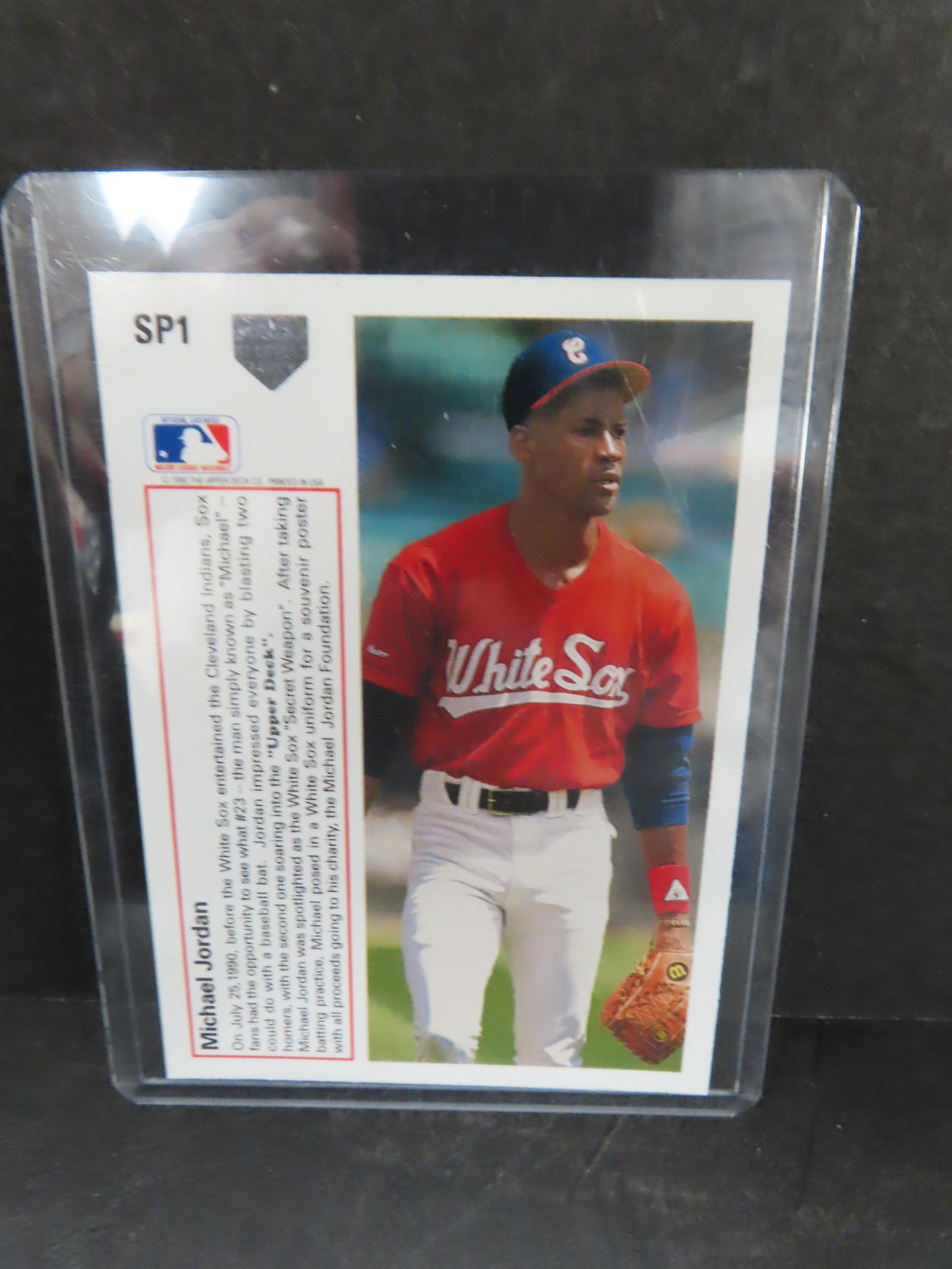 1991 Upper Deck Michael Jordan Rookie Baseball Card #SP1 White Sox