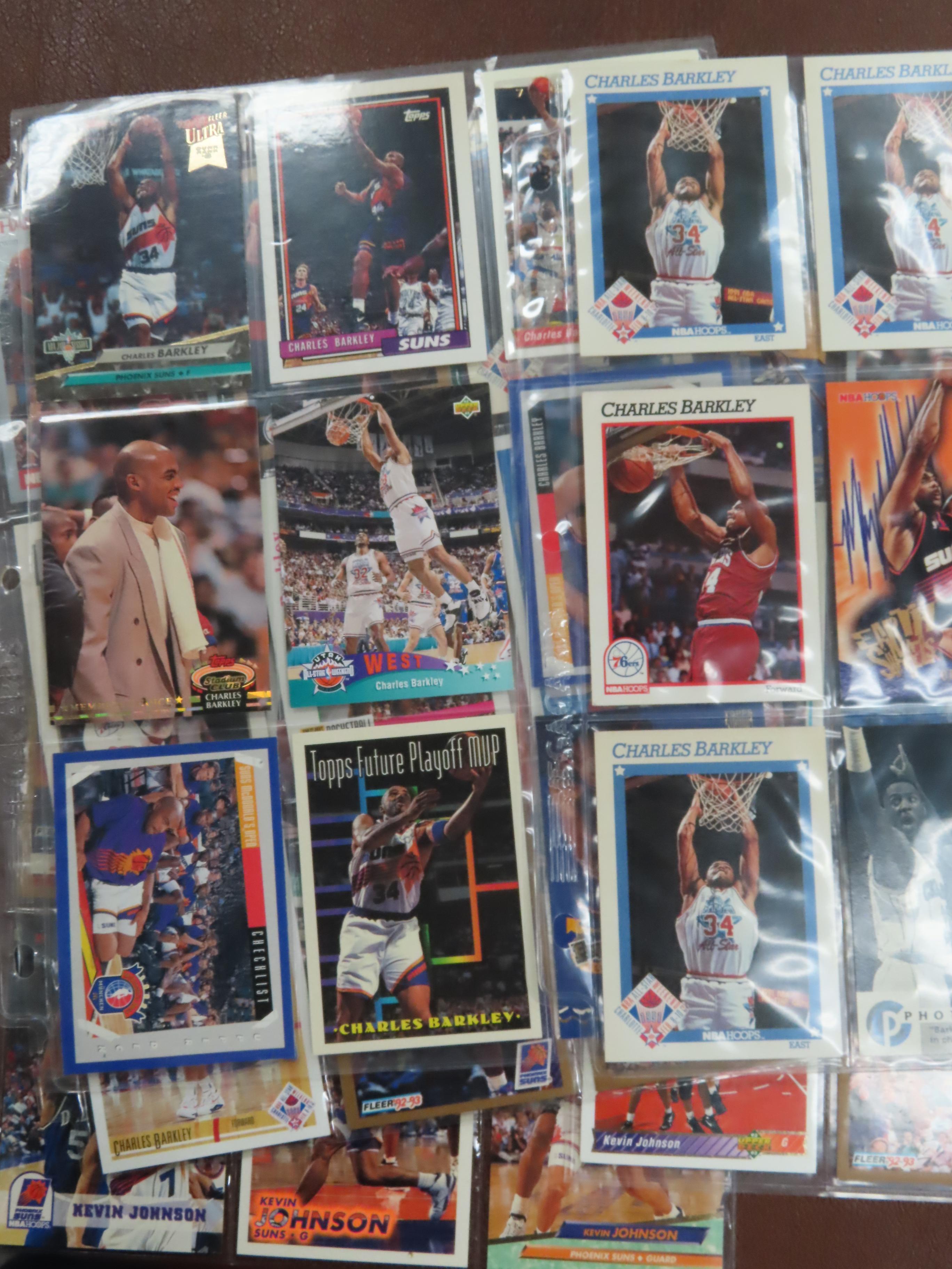 Thirty-Six (36) Charles Barkley cards AND Twenty-Two (22) Kevin Johnson cards. ALL ONE MONEY