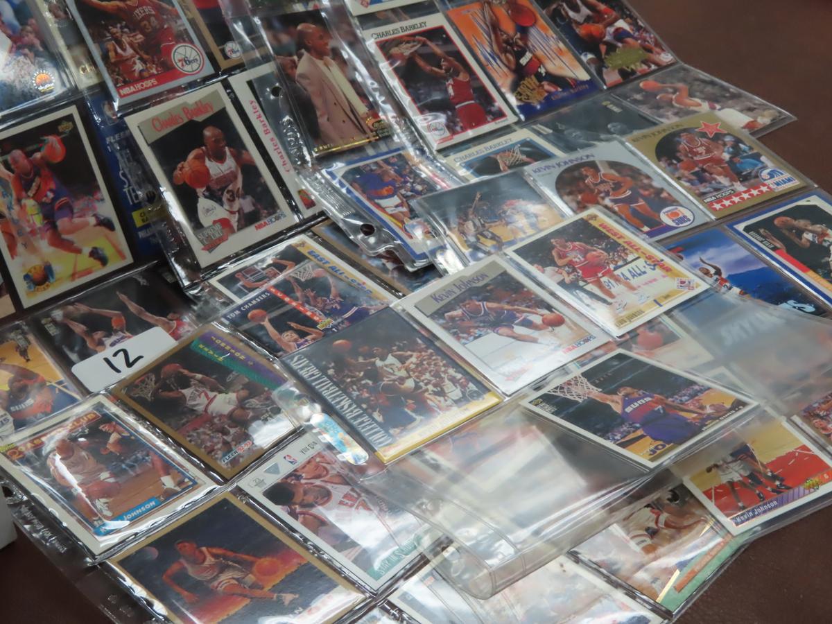 Thirty-Six (36) Charles Barkley cards AND Twenty-Two (22) Kevin Johnson cards. ALL ONE MONEY