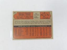 Rollie Fingers 1972 Topps Card #241