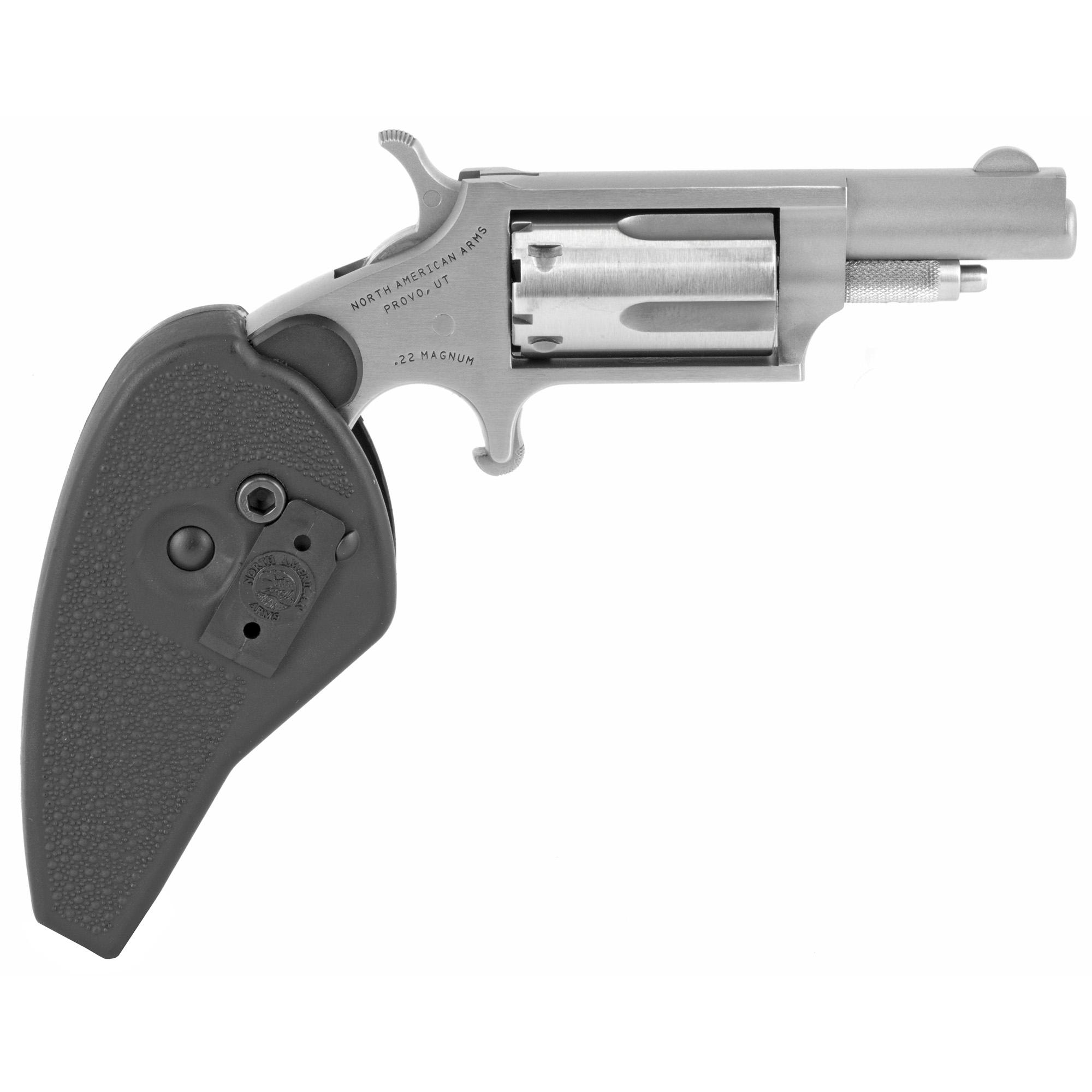 North American Arms, Mini Revolver, Single Action, 22WMR, 1.625" Barrel, Steel Frame, Stainless