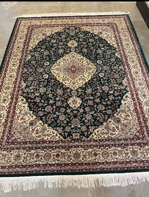 Fine Kashan 9' by 12' Hand Knotted Persian Carpet, Retail $6600. $149 SHIPPING to Lower 48 ONLY!