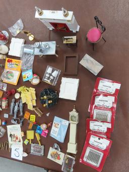 HUGE Doll House Accessories, Miniatures, High Value Lot!