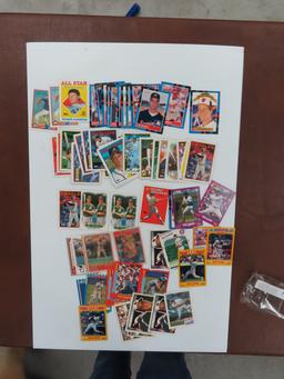 Seventy (70) 1988 Baseball Cards incl Tom Glavine, Ozzie Smith, Mike Schmidt, Cal Ripken Jr.