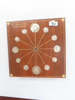 Melt Value $39.64 on 8-17-21: Last United States Silver Coinage Clock Face (no clock mechanism)