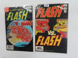 TWO (2) X The Money: FLASH, DC Comics, #322 and #323.