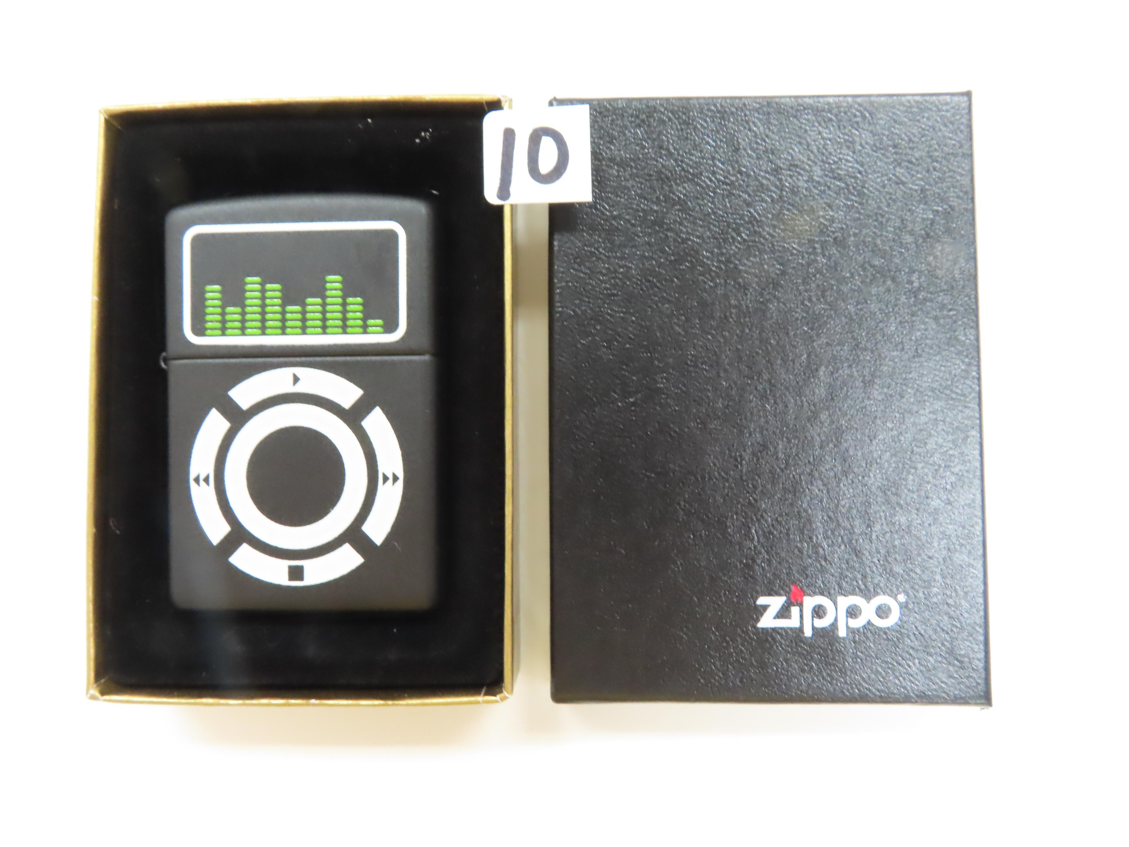 Zippo MP3 Player, Matte Black, UNUSED, IN BOX. Hard to Find.