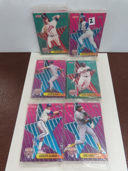 SIX (6) Packs of 1992 Score/Proctor& Gamble All Star Game Unopened Packs, Griffey Jr . Showing. All