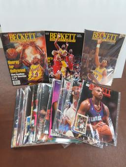 Twenty-Five (25) 1990's Beckett Basketball Monthly with Covers of Dream Team II, D. Wilkins $19 SHIP