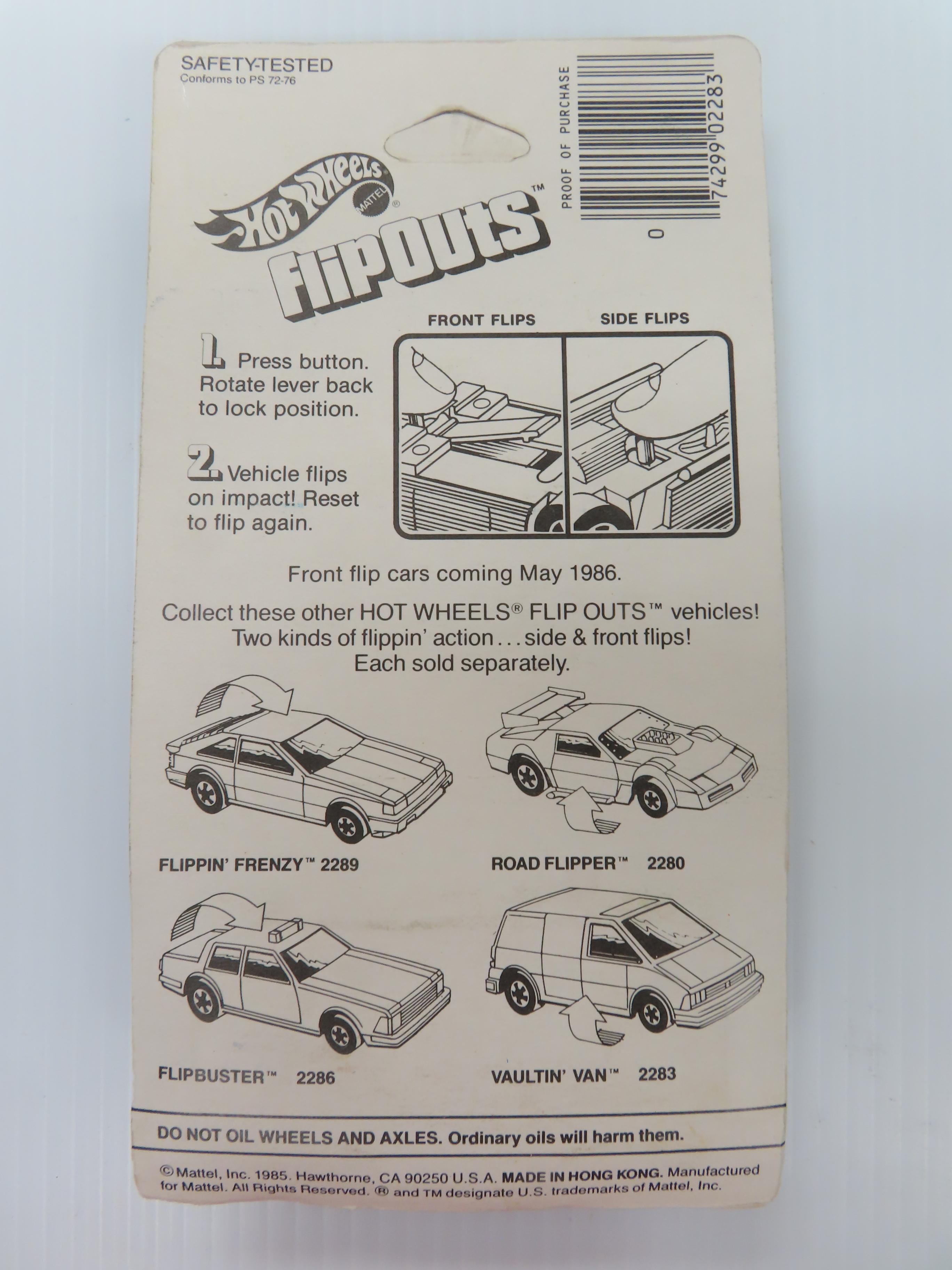 1985 Hot Wheels Flip Outs, 2283-0119, Vaultin' Van